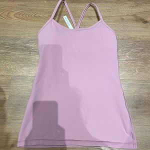 Lululemon Pink Power Y tank size 8